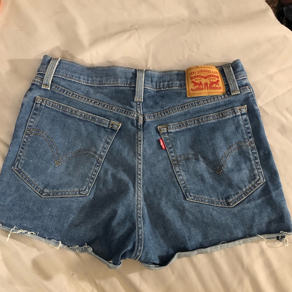 Levi's Women's Blue Denim Shorts